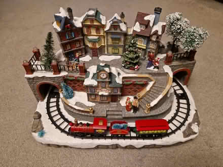 Photo of free Light Up Table Top Christmas Scene (Burton Latimer NN15) #1