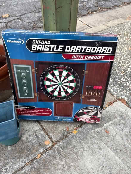 Photo of free Dartboard with cabinet (Willow Glen) #1