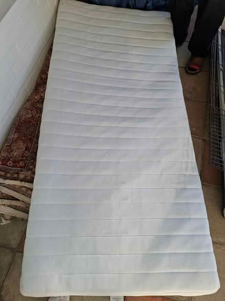 Photo of free Single coil sprung mattress (Horsell Woking GU21) #1
