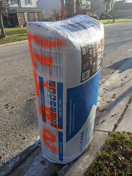 Photo of free Curb alert: Fiberglass insulation (S of Ypsi) #1