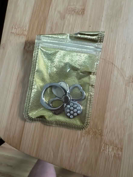 Photo of free 4 leaf clover silver key chain (Severna Park) #1