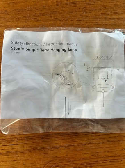 Photo of free Terracotta lamp shade (BS36) #4