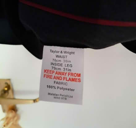 Photo of free Men's smart black suit (Belper DE56) #3