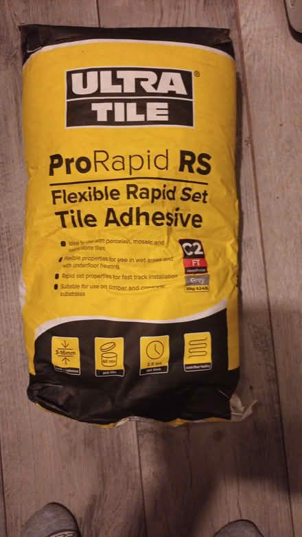Photo of free Tile adhesive (Sutton BD20) #1