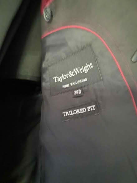 Photo of free Men's smart black suit (Belper DE56) #2
