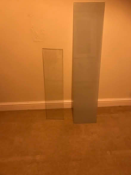 Photo of free 2 glass shelves (Cheapside SL5) #1