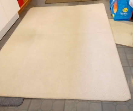 Photo of free Large cream rug (Orton Goldhay) #1