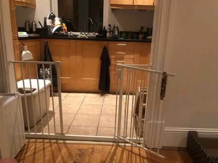Photo of free Wide baby gate with extension (Walham Green SW6) #4