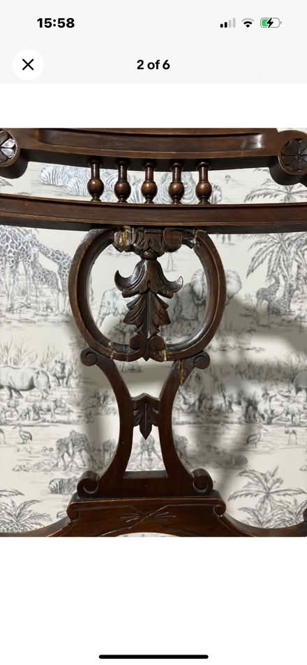 Photo of free Edwardian Mahogany beautifully Upholstered inDeep Pink Intri (Southport PR9) #3