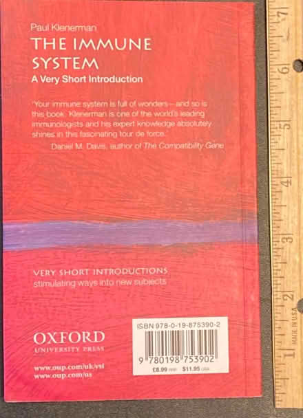 Photo of free Immune system book (Nr Fresh Pond & Mt Auburn Cem.) #2