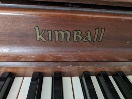 Photo of free Kimball console piano with bench (Ann Arbor near Hillside Terr.) #4