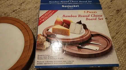 Photo of free Bamboo cheese board set (E12th ave S - 11229) #4