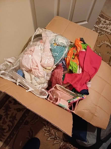 Photo of free Large box of dolls clothes (Bilton CV22) #1