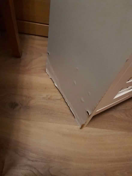 Photo of free White wooden storage unit (Sandylands morecambe LA3) #4