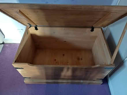 Photo of free Wooden Storage Box (Bushey North WD23) #2