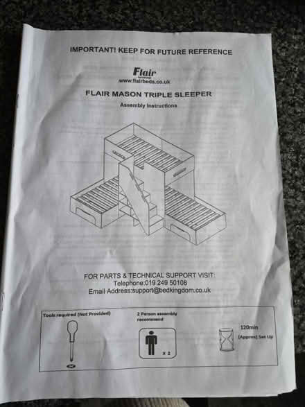 Photo of free Triple sleeper (Malmesbury SN16) #1