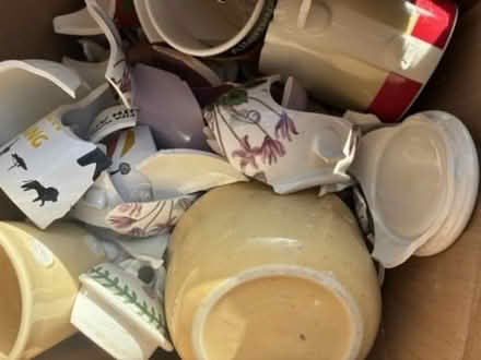 Photo of free CURB ALERT: ceramic tile & pieces (Ardmore) #2