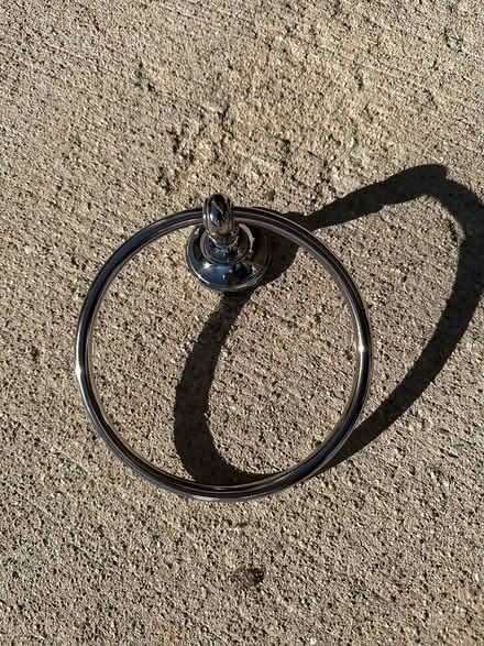 Photo of free Chrome towel ring (Unincorporated north Wheaton) #1