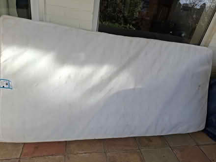 Photo of free Single coil sprung mattress (Horsell Woking GU21) #2