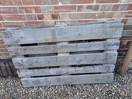 Photo of free Strong timber pallet (Weybridge) #2