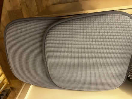 Photo of free 2 Grey Chair/Seat Cushions, New (High Bentham LA2) #1