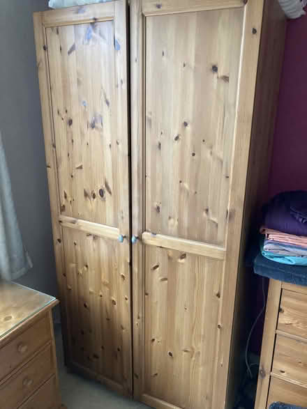Photo of free Large wardrobe H: 201cm, W: 100cm, D: 60cm (Brentwood CM15) #1