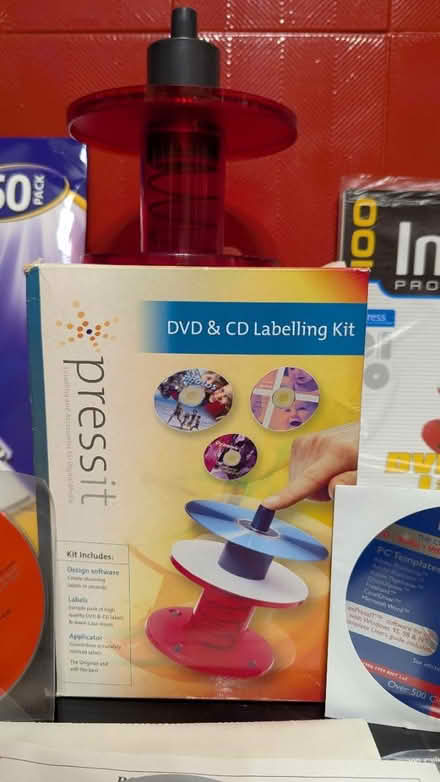 Photo of free DVD & CD Labelling kit (Malvern Link Top WR14) #2