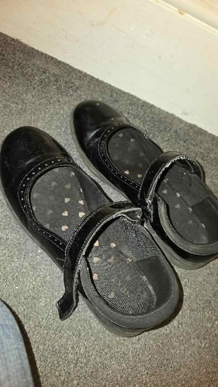 Photo of free Next Size 5 black school shoes (West Croydon CR0) #1