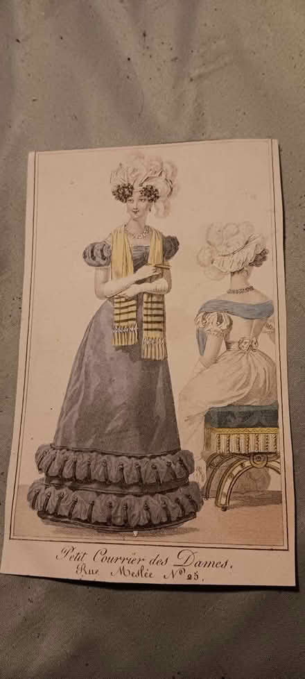 Photo of free French fashion plate 1830 (melrose) #1