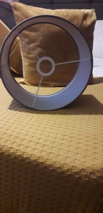 Photo of free grey velvet lampshade (wyberton) #2