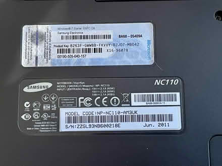 Photo of free Samsung Notebook NC110 (NW Chichester) #4