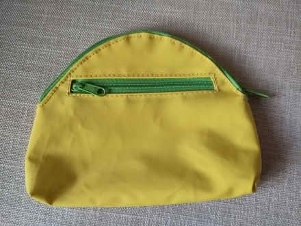 Photo of free Yellow plastic make-up bag/wash bag (Henleaze Ward BS9) #1