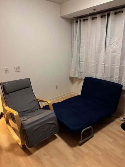 Photo of free Mini foldout couch (Turk & Van Ness) #1