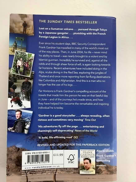 Photo of free Book Frank Gardner New Horizons (Stapleton BS16) #2