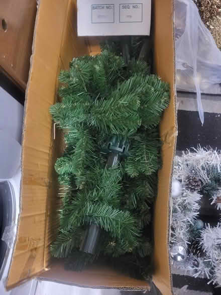 Photo of free 7ft dark green Christmas tree (WV11) #2