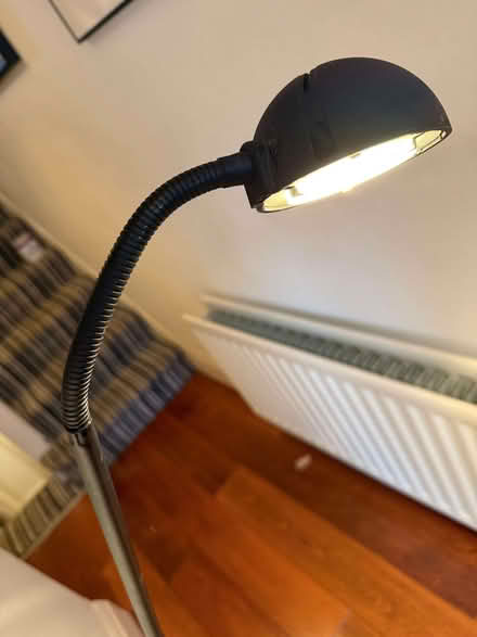 Photo of free Black floor lamp, working (Earlswood RH1) #1
