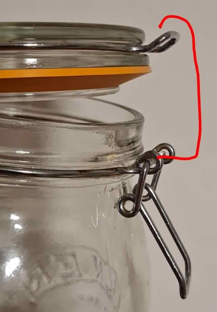 Photo of Kilner jar metal clasp (Central Lewes) #1