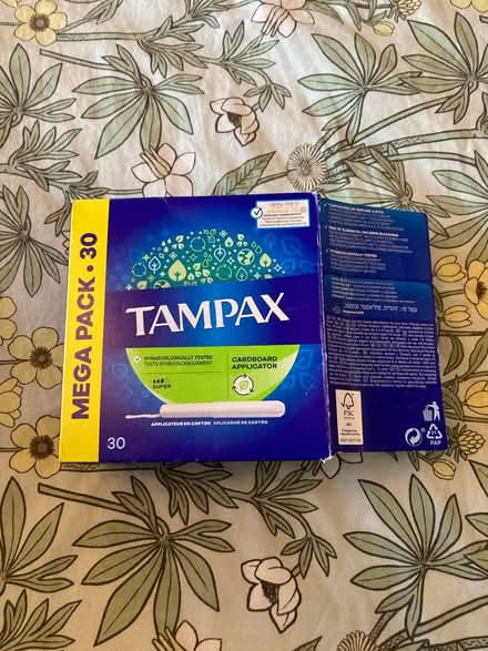Photo of free Open box of tampax (Maldon CM9) #1