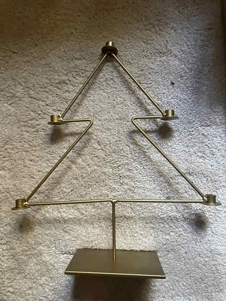Photo of free Candle stick in shape of Xmas tree (Rudgwick RH12) #1