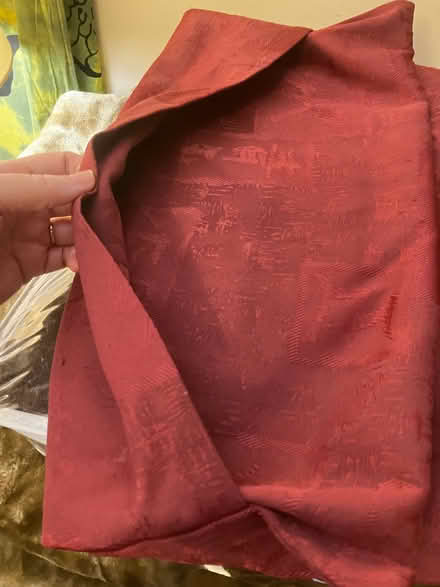 Photo of free Cushion Cover, Dark Red (High Bentham LA2) #2