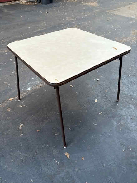 Photo of free bridge table (Southeast Evanston) #1