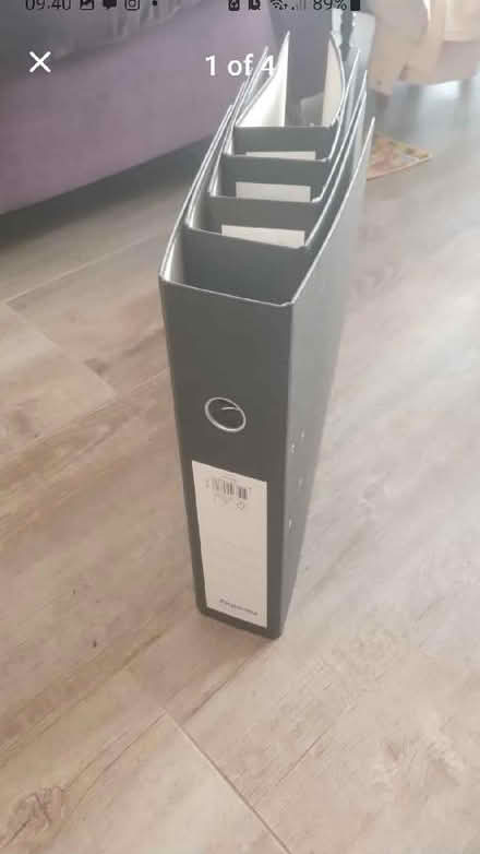 Photo of free 3 x black lever arch files. New (Great Baddow CM2) #1