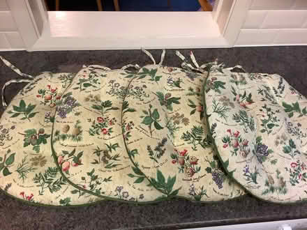 Photo of free 4 Dining Chair Seat Pads (The Plantation GL5) #1