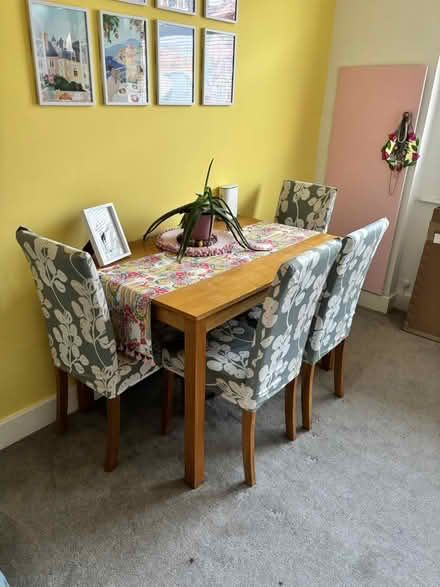 Photo of free Dining table and 4 chairs (South Yardley, B26) #1