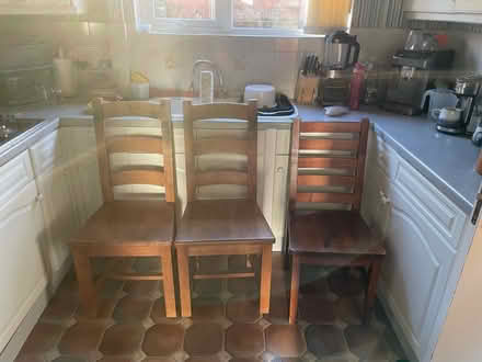 Photo of free 3 dining chairs (Plymouth PL5) #1