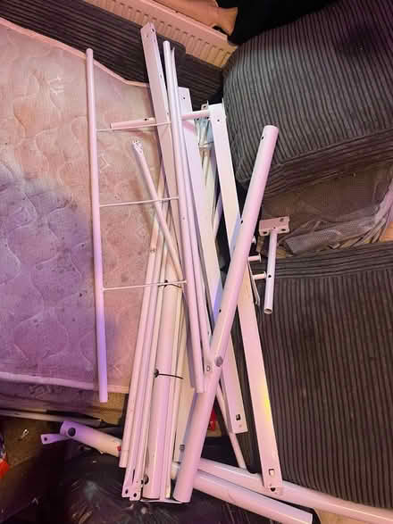 Photo of free Scrap Single metal bed frame (Waltham cross EN8) #1