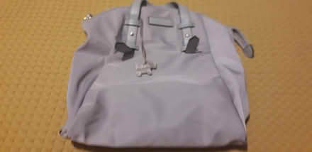Photo of free radley grey nylon material handbag (wyberton) #1