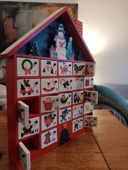 Photo of free Wooden advent calendar (Victoria SW1) #2
