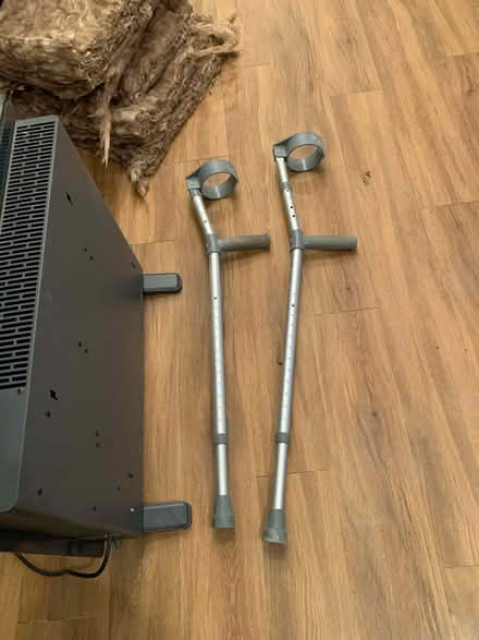 Photo of free Pair of adjustable height, crutches (Letchworth SG6) #1