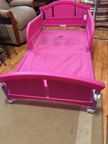 Photo of free Toddler Bed with mattress,sheets #2